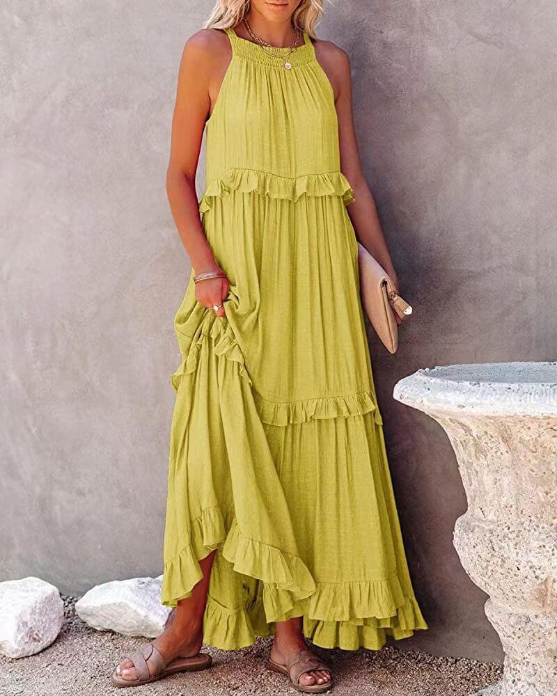 Damen Sommer Maxikleid: Lässig, Locker & Elegant