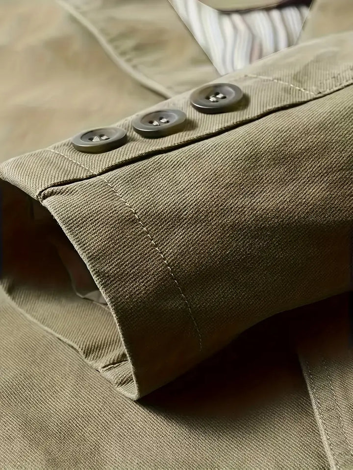 Hochwertige Herrenmode für den Alltag: Klassische Business Jacke im Detail