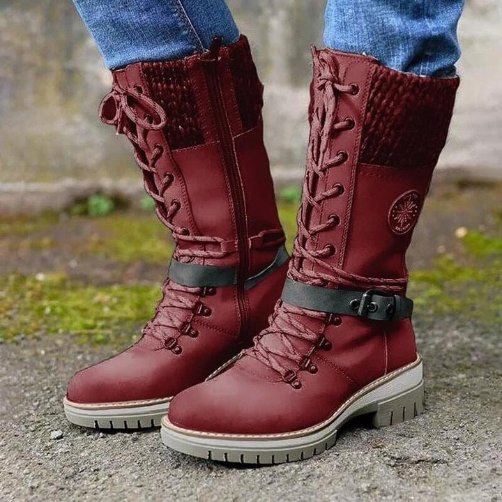Warme Damen Winterstiefel mit orthopädischer Sohle
