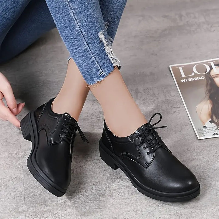 Orthopädische Schnürschuhe Damen - Schwarz | Komfort & Stil