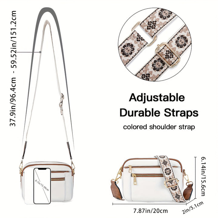 Komfortable Damen Umhängetasche im eleganten Retro-Look, ideal für den modernen Alltag.