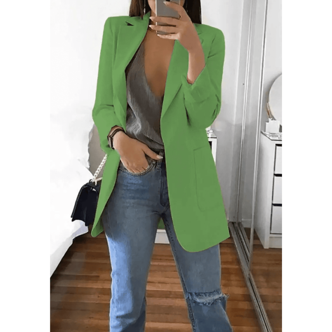 Langer Damenblazer: Eleganter & Vielseitiger Blazer