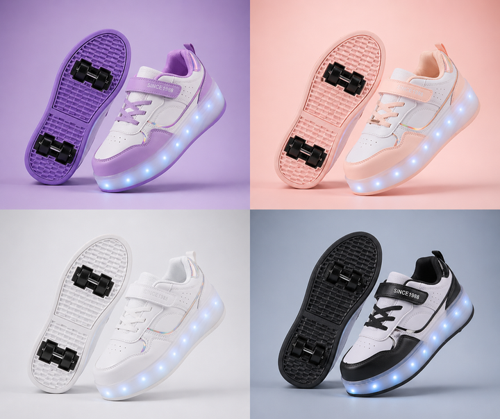 Kinder Orthopädische LED Rollschuhe