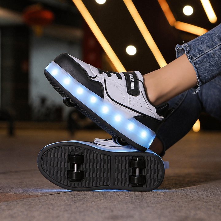 Kinder Orthopädische LED Rollschuhe