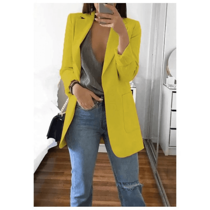 Langer Damenblazer: Eleganter & Vielseitiger Blazer