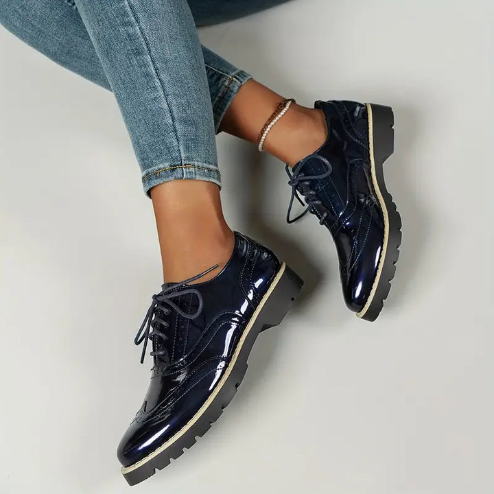 Damen Klobige Oxford Schuhe Stilvoll & Komfortabel