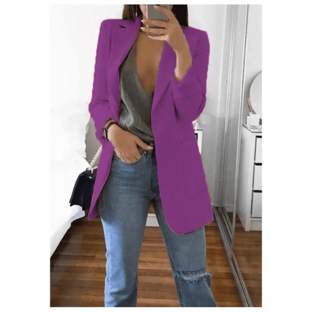 Langer Damenblazer: Eleganter & Vielseitiger Blazer
