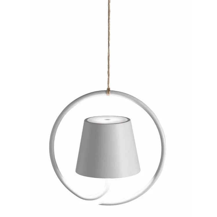 Moderne wiederaufladbare Pendelleuchte LED Schwarz/Weiß