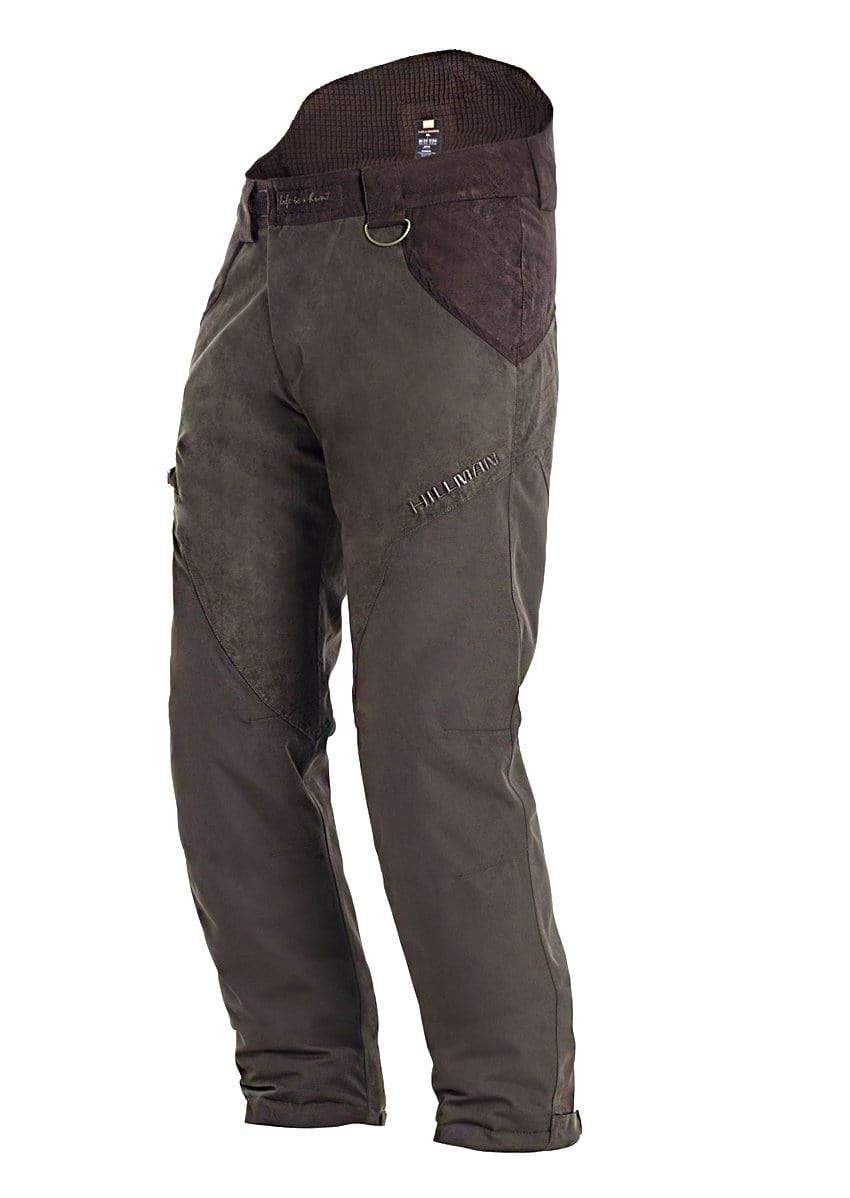 Herren Jagdhose wasserdicht atmungsaktiv in Grau Vorderansicht
