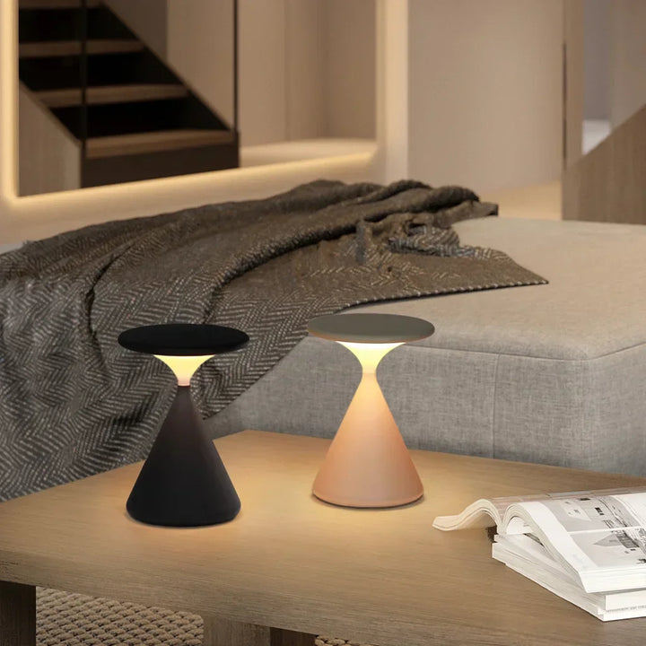 Kabellose LED Tischleuchte – Dimmbar, wiederaufladbar