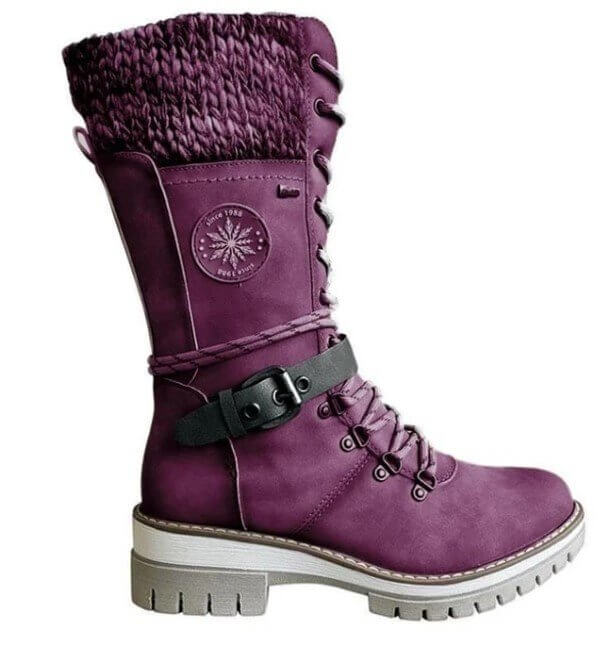 Warme Damen Winterstiefel mit orthopädischer Sohle
