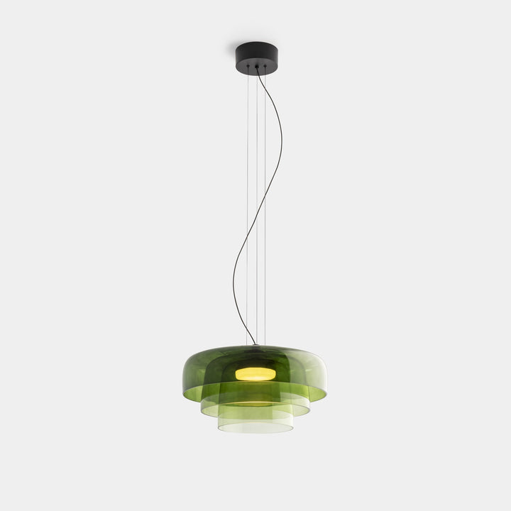 Nordische Glas-Pendelleuchte für Wohnzimmer
