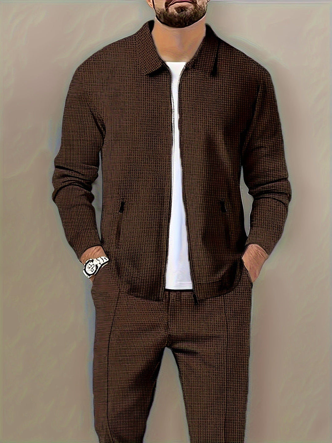 Herren Jacke Regular Fit im minimalistischen Design für den Alltag