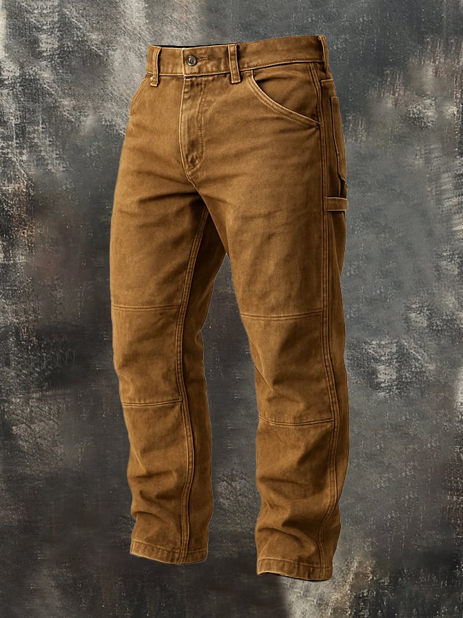 Stilvolle Herrenhose im Retro Style mit praktischen Taschen