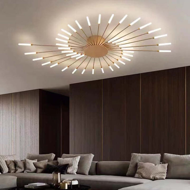Moderner Kronleuchter für Wohnzimmer mit LED-Lampen