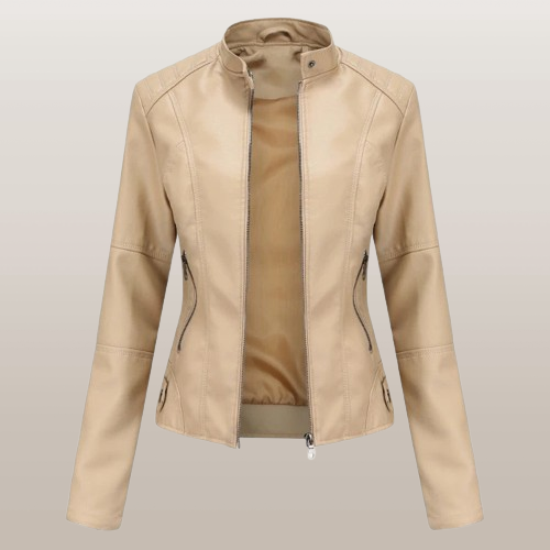 Damen Jacke mit Reißverschluss - Stilvoll & Elegant