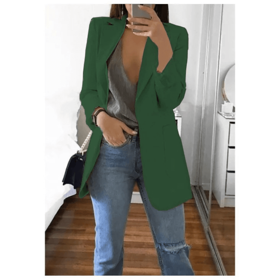 Langer Damenblazer: Eleganter & Vielseitiger Blazer