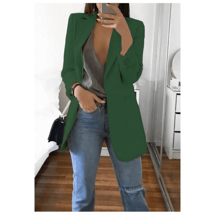 Langer Damenblazer: Eleganter & Vielseitiger Blazer