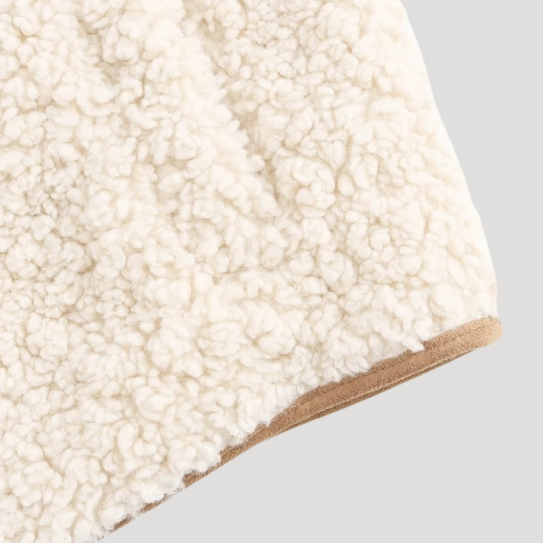 Trendige Damen Frühlingsweste in Beige, mit verstellbarem Bindeband für individuelle Passform.