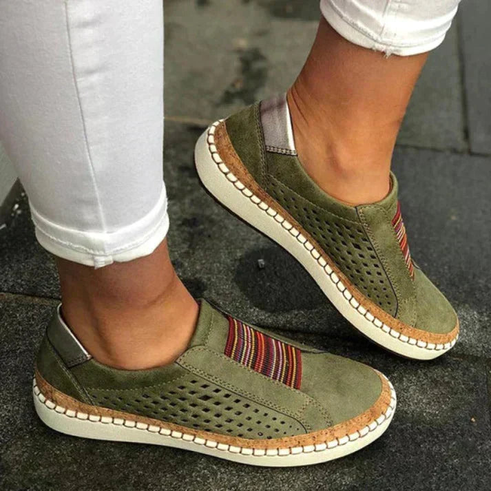 Bequeme Damenschuhe für Alltag & Spaziergang, mit optimaler Unterstützung. Komfortabler Freizeitschuh.