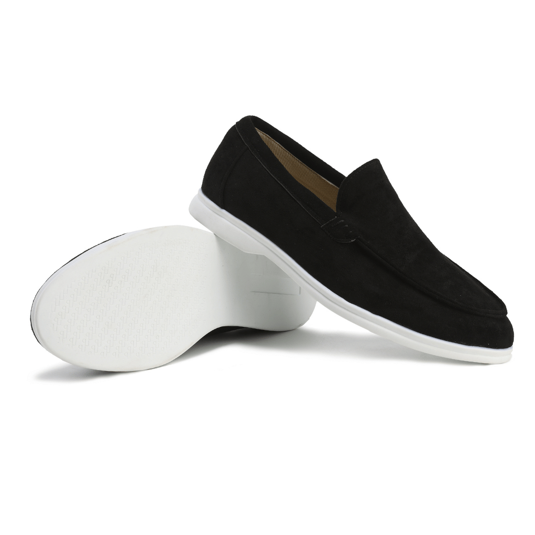 Graue Herren Slip-On Loafers, leichte & atmungsaktive Frühjahrsschuhe.