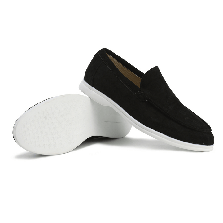 Graue Herren Slip-On Loafers, leichte & atmungsaktive Frühjahrsschuhe.