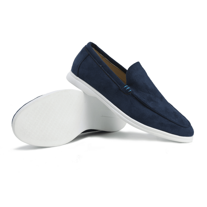 Stilvolle Beige Herren Slip-On Loafers, ideal für entspannte Frühlingstage.