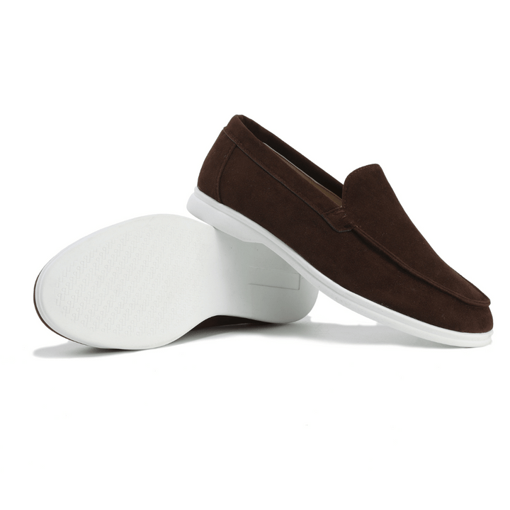 Herren Slip-On Loafers marineblau, bequem, elegant & vielseitig für Frühling.