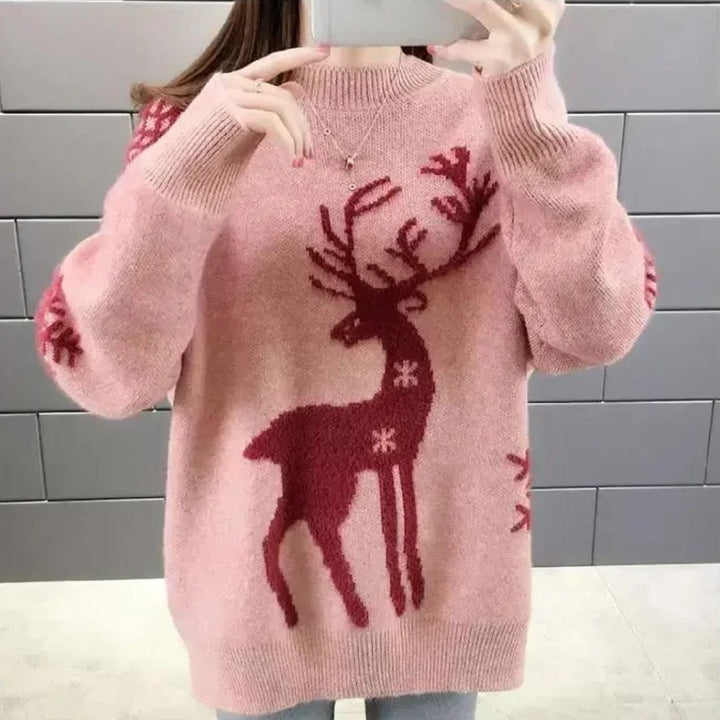 Stylischer Damen Pullover, trendiges Langarm Oberteil. Lässige Damenbekleidung für bequeme Alltagsmode.