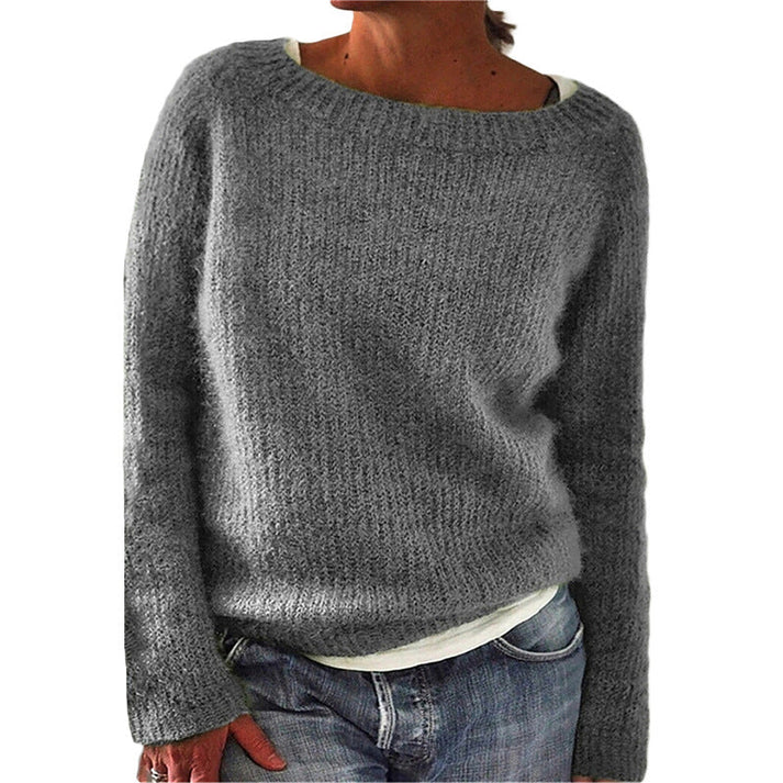 Damen-Pullover elegant & casual kombinierbar. Langarm-Oberteil mit Rundhals für den modernen Look.