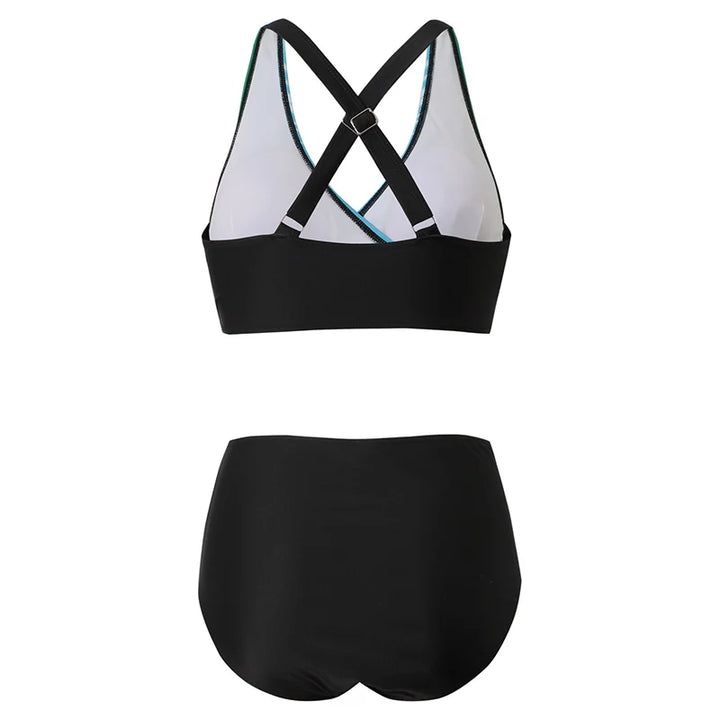 Verstellbares blaues Damen Bikini Set für optimalen Komfort beim Schwimmen und Sonnenbaden. Sommer-Bademode für Pool & Strand.