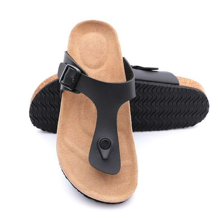 "Braune Ephem Leder-Sandalen für Herren, minimalistisches Design und bequem, ideal für jede Gelegenheit."