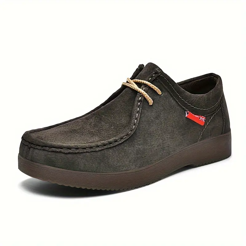 Braune Herren Slip-On Orthopädische Loafer mit rutschfester Sohle für maximalen Komfort den ganzen Tag.