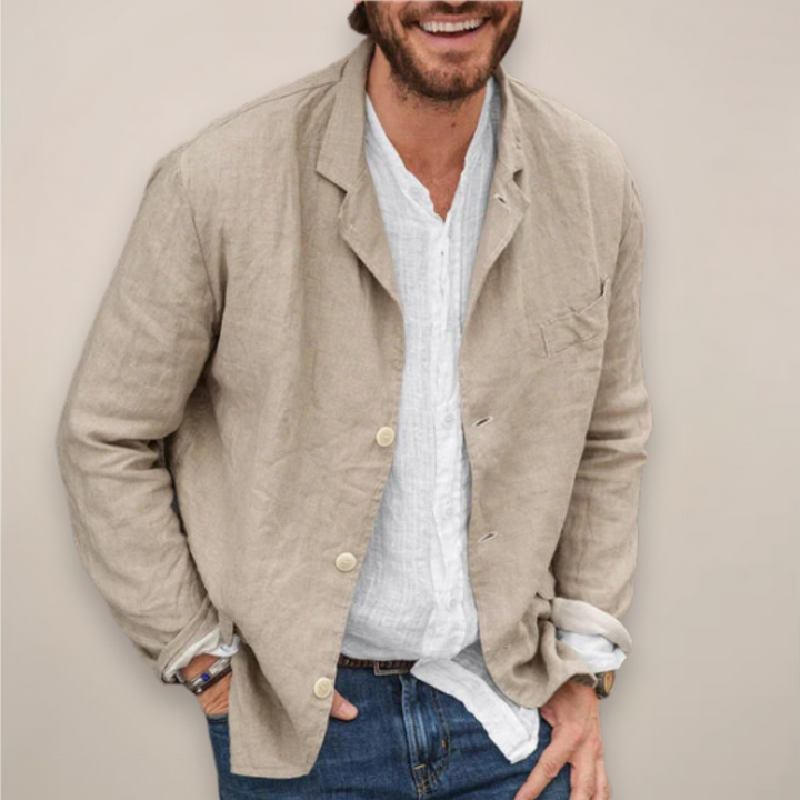 Bruno Herren Blazer: Lässiges Sakko im Relaxed Fit für moderne Eleganz im Alltag. Perfekt für Business Casual.
