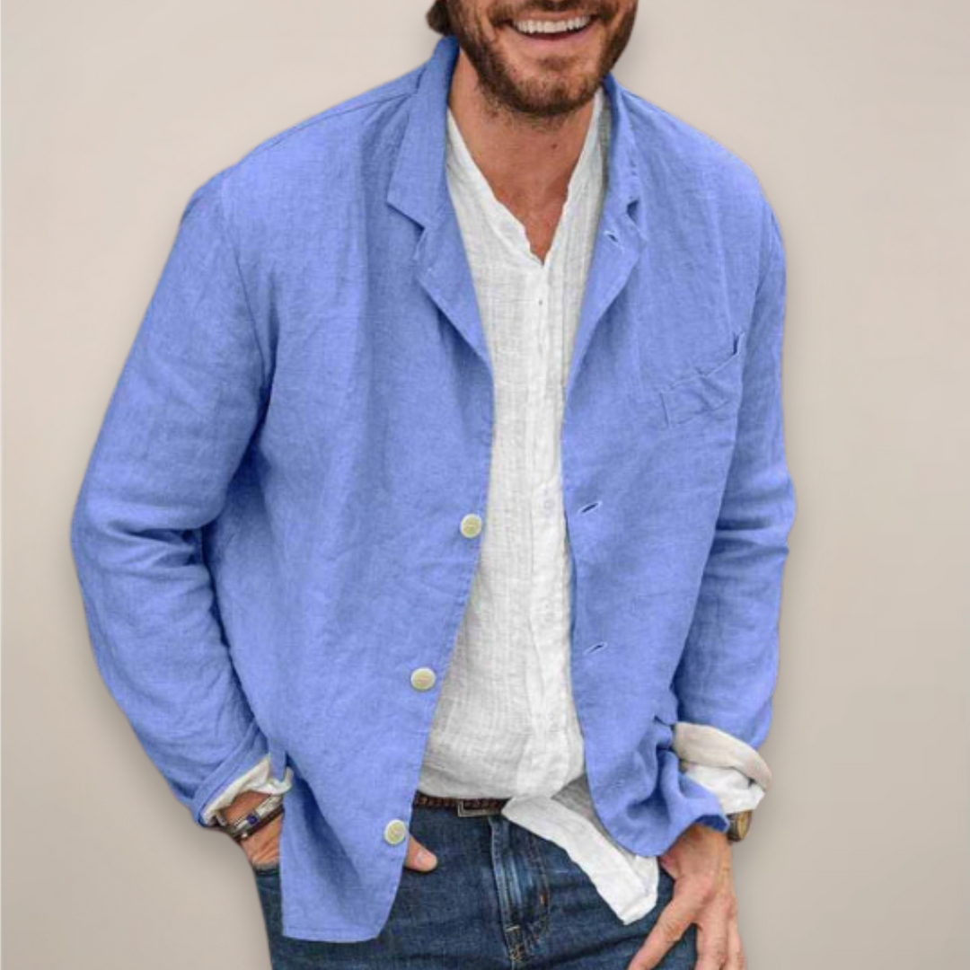 Vielseitiger Bruno Herren Blazer im modernen Lässig-Stil. Ein Sakko für Alltag, Business & besondere Anlässe.