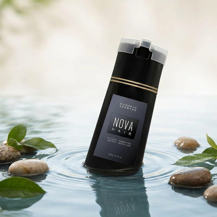 Haarfärbe-Shampoo für Damen & Herren: 10 Min. Farbglanz