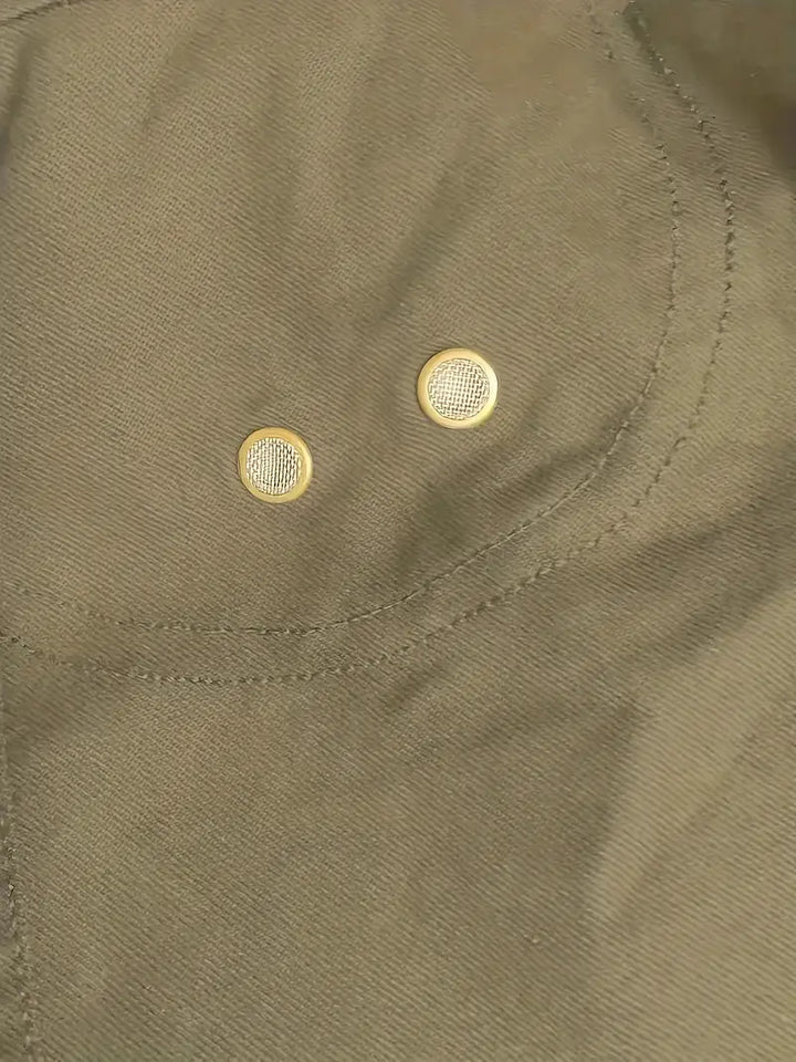 Rückansicht der modernen Herrenjacke im bequemen Regular Fit für Herren