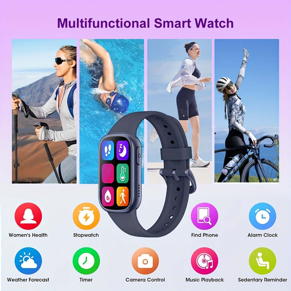 Smartwatch – Aktivitätsuhr mit Schrittzähler & langer Akkulaufzeit