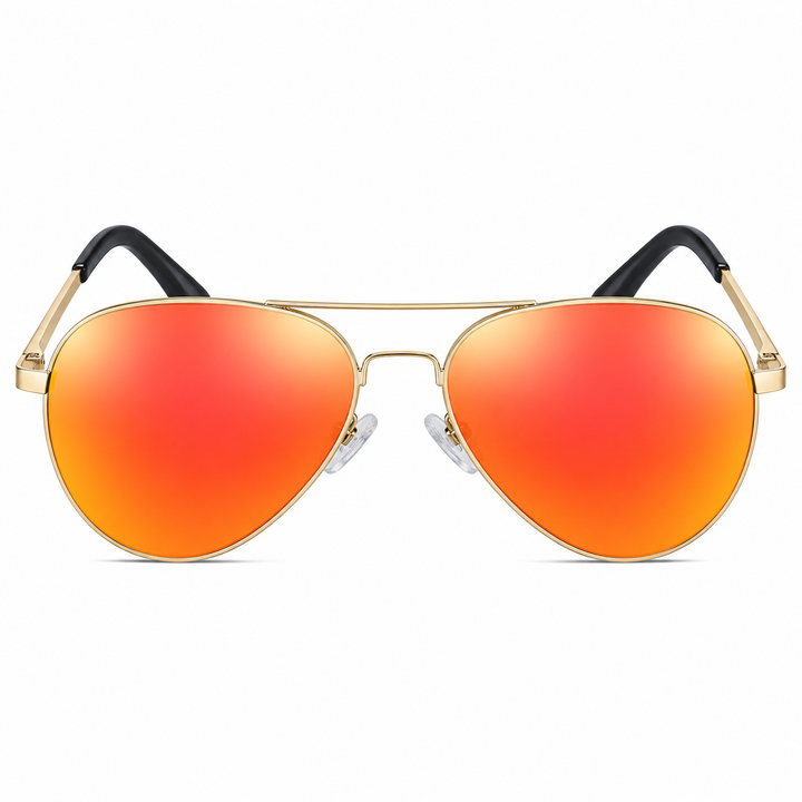Sonnenbrille mit polarisierten Gläsern reduziert Blendeffekte beim Autofahren
