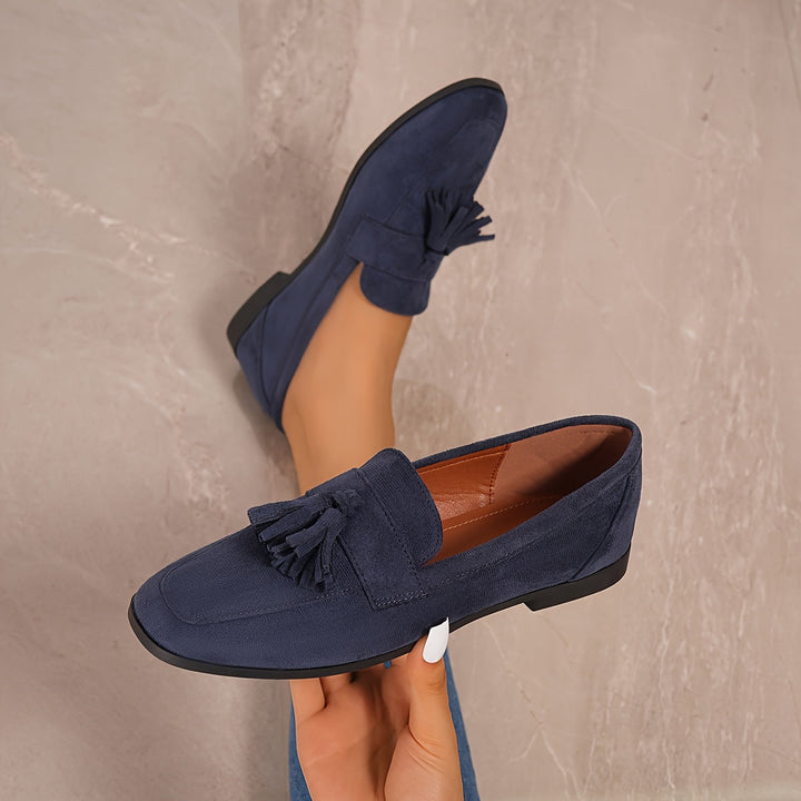 Grüne Leanna Komfortslipper, bequeme Halbschuhe für Damen