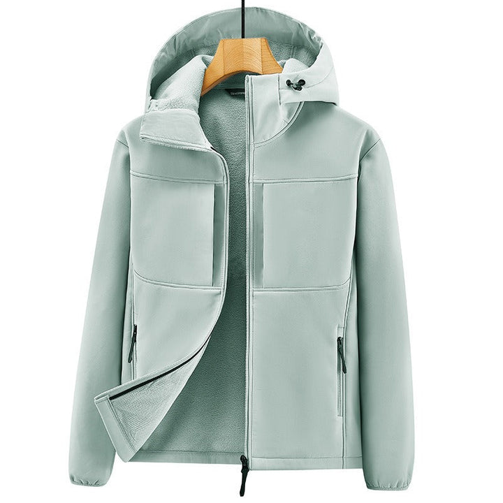 Hellgrüne funktionale Outdoorjacke für Herren