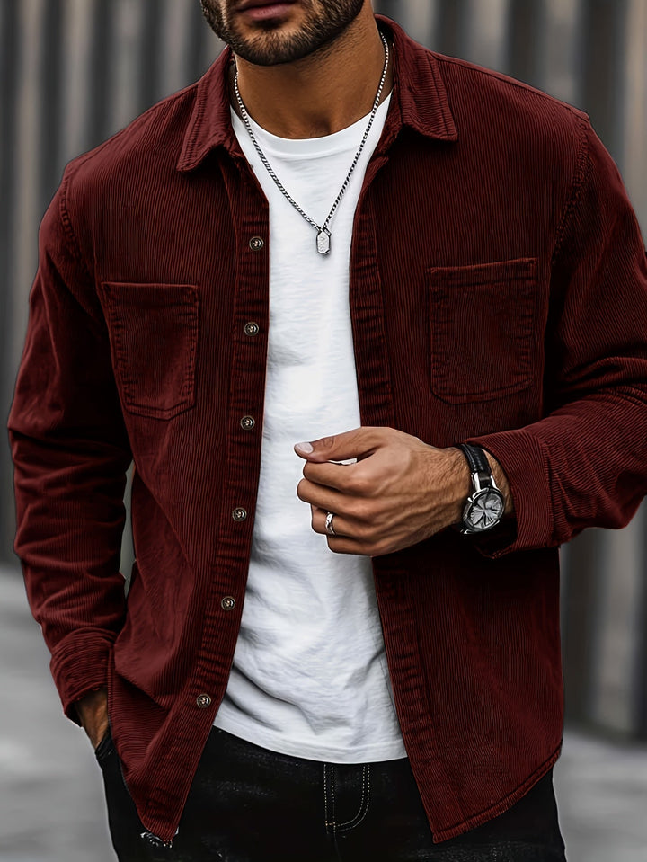 Moderne Freizeitjacke für Herren, ideal als leichte Übergangsjacke im Alltag