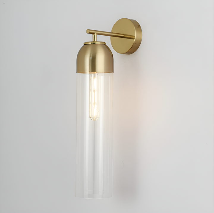 Moderne Kunstglas-Wandleuchte für elegante Räume