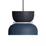 Schwarz + Marineblau