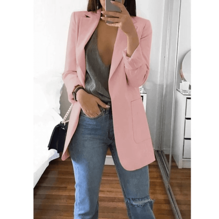 Langer Damenblazer: Eleganter & Vielseitiger Blazer