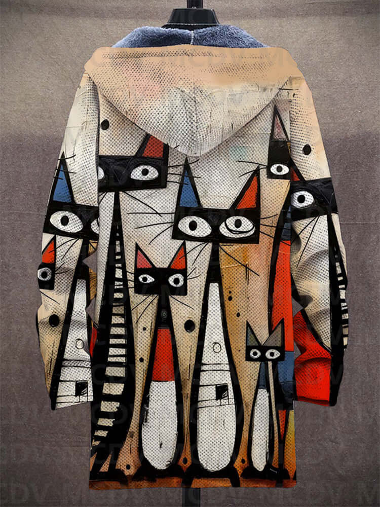 Luxuriöse künstlerische Strickjacke