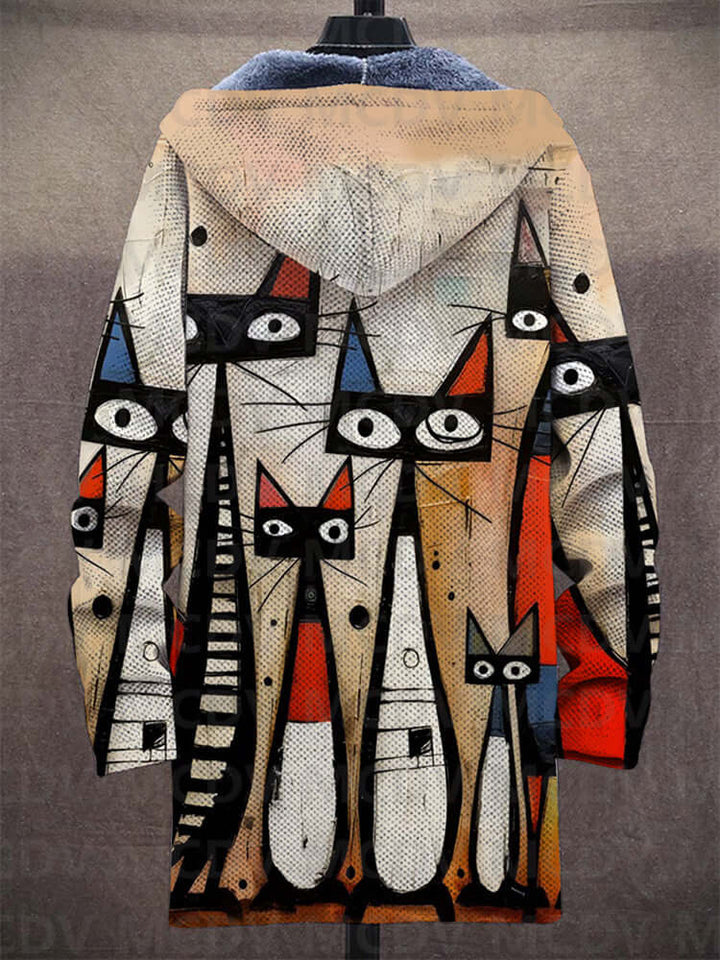 Luxuriöse künstlerische Strickjacke