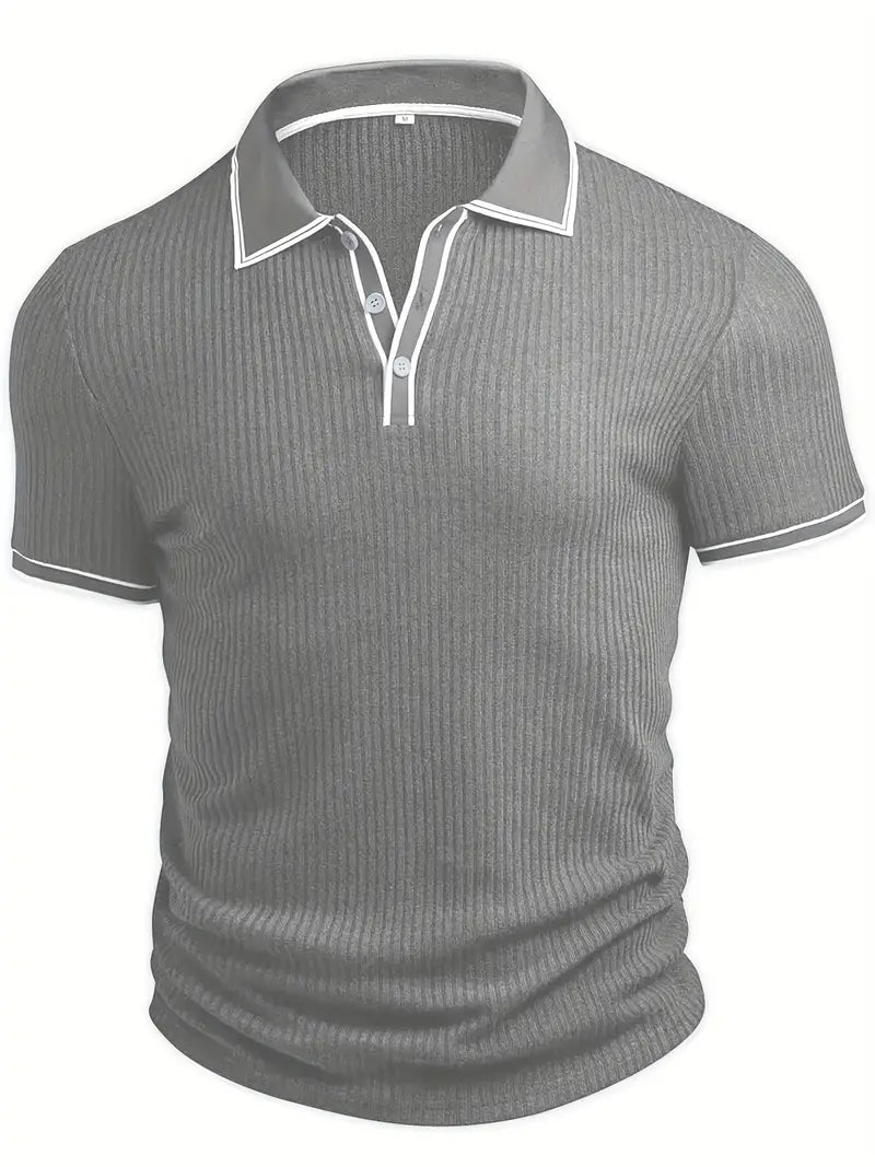 Sommer Mode Must-Have: Strukturiertes Herren Poloshirt