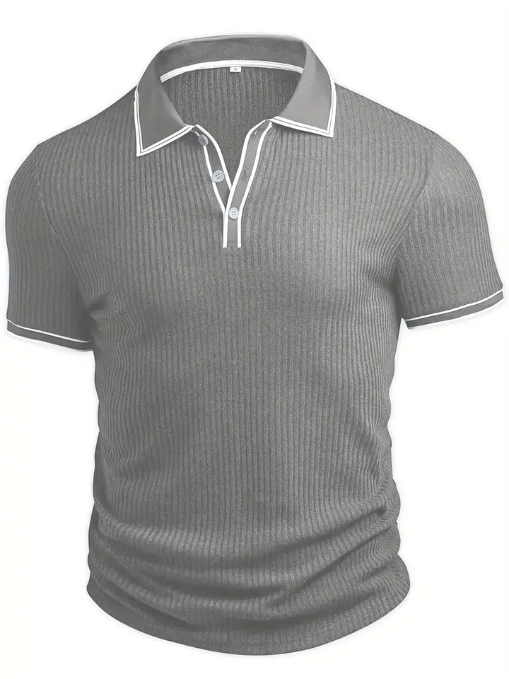 Sommer Mode Must-Have: Strukturiertes Herren Poloshirt