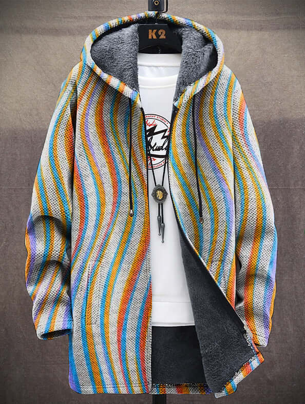 Künstlerische Strickjacke | Weich und elegant